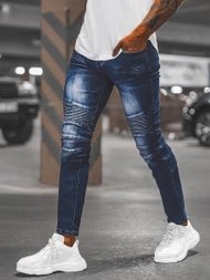 Spodnie jeansowe męskie niebieskie OZONEE NB/MP0029BZ