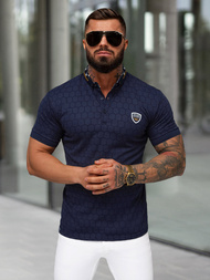 Koszulka męska polo granatowa OZONEE O/QQ921