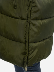 Стьобаний жіночий жилет Зелена OZONEE O/81276