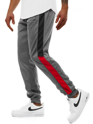 Spodnie dresowe męskie grafitowe OZONEE JS/JZ11012