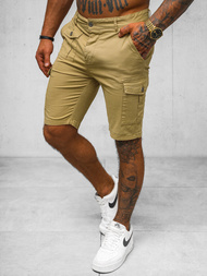 Spodenki męskie chino camelowe OZONEE NB/MP0188K