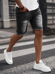 Чоловічі джинсові шорти чорні OZONEE NB/MP0044NZ