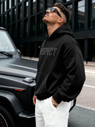 Bluza z kapturem męska czarna OZONEE JS/8B1968/3