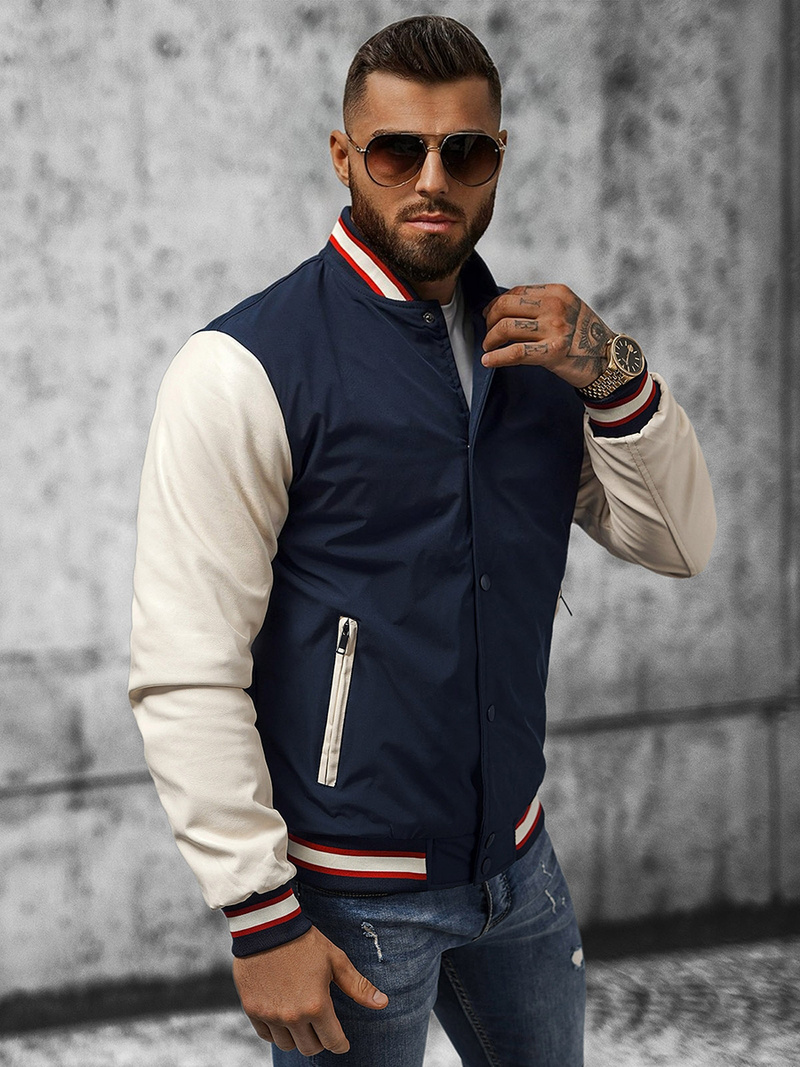 Куртка чоловіча tемно-cиня OZONEE JS/84M3021/215