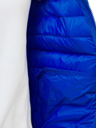 Kurtka przejściowa damska ciemno-niebieska OZONEE JS/M23037/185