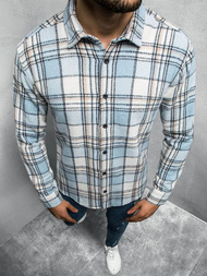 Сорочка чоловіча Синя OZONEE E/3902/1