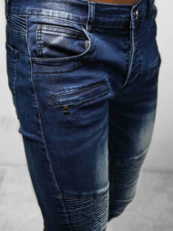 Spodnie jeansowe męskie niebieskie OZONEE NB/MP0029B