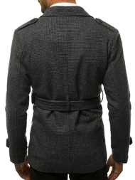 Пальто чоловіче Темно-сіро-Чорний OZONEE O/5627