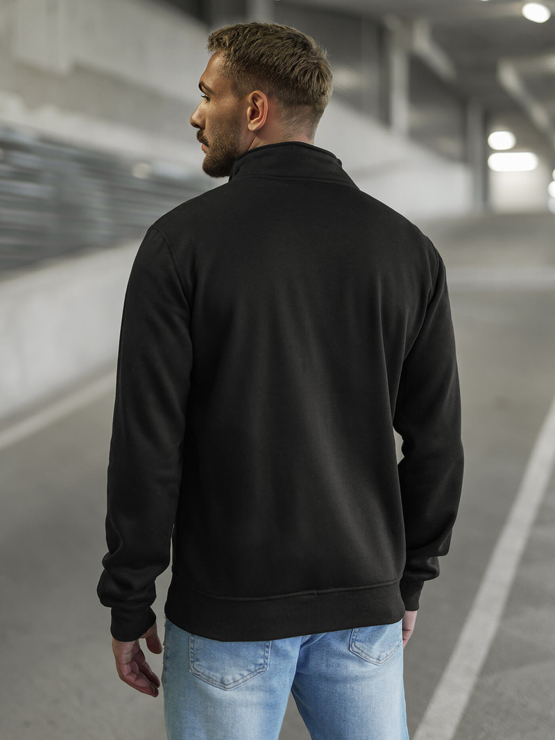 Толстовка чоловіча Чорна OZONEE JS/2002Z