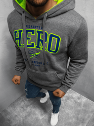 Bluza z kapturem męska grafitowa OZONEE JS/Y10056