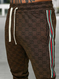 Спортивний костюм чоловічій Темно-Бежевi OZONEE O/FF5111AB