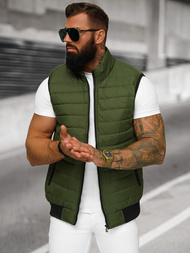 Безрукавка чоловіча Зелена OZONEE JS/MY77Z