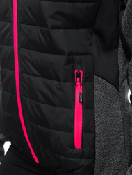 Kurtka damska czarna OZONEE JS/KSW4002