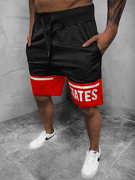 Шорти чоловічі Чорнi OZONEE JS/68K10056