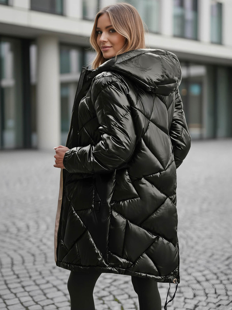 Куртка жіноча чорна OZONEE JS/5M3189/392Z