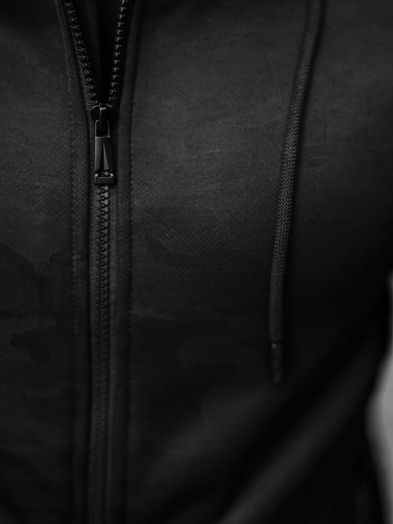 Komplet dresowy męski czarny OZONEE O/3A126/A128