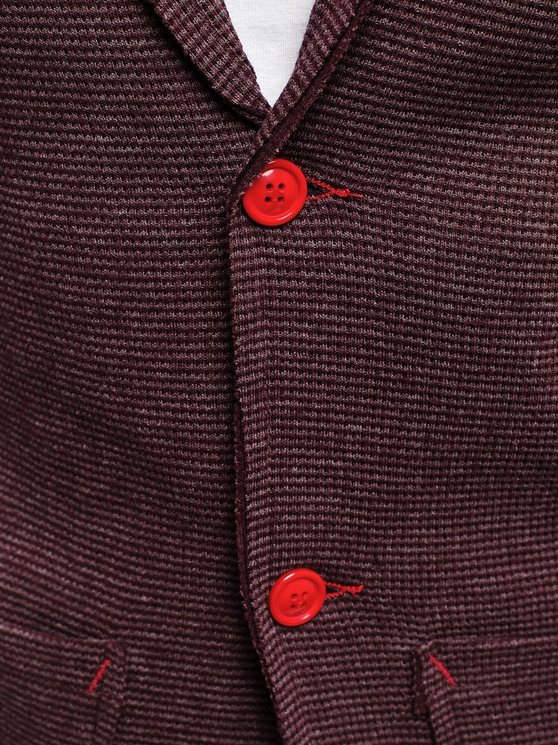 OZONEE MECH/2043 Пiджак чоловiчий Бордовий