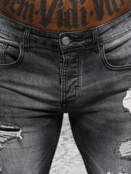 Чоловічі джинси Чорнi OZONEE NB/MP0125N