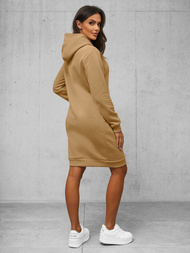 Bluza z kapturem damska beżowa OZONEE JS/YS10005/6Z