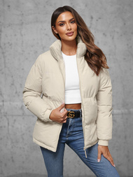 Куртка жіноча екрю OZONEE JS/5M3169/62