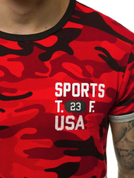 Футболка чоловіча Червона OZONEE JS/SS10982Z