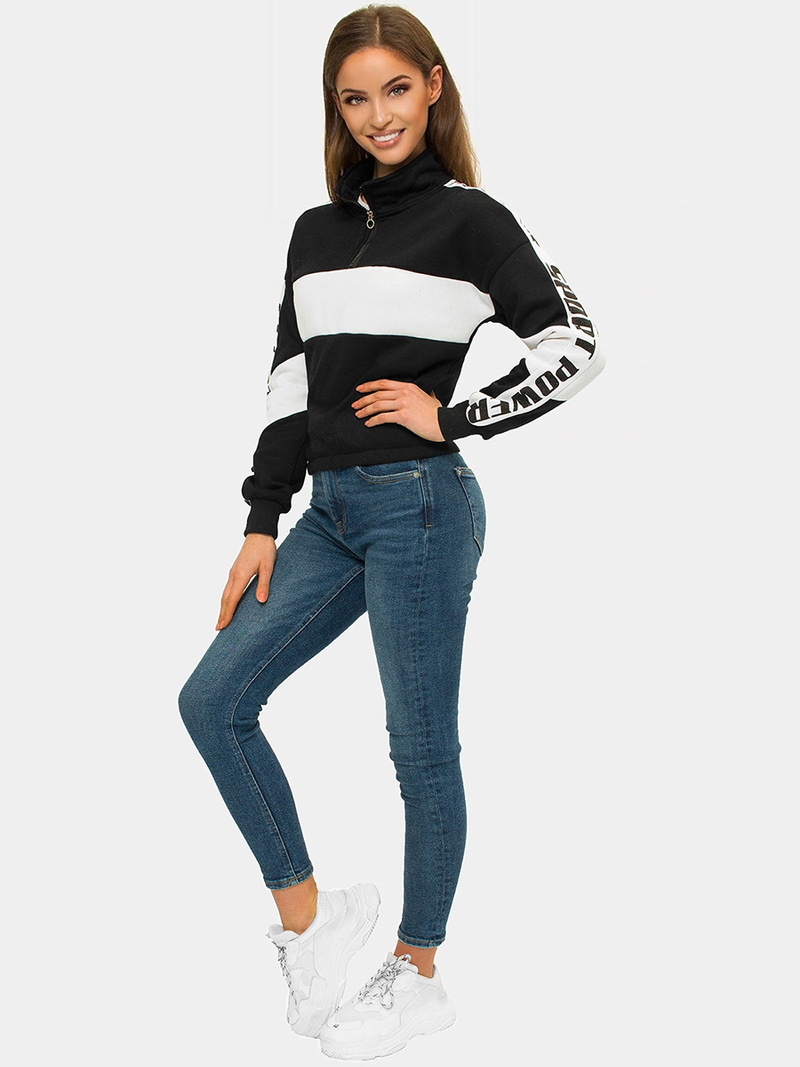 Bluza damska czarna OZONEE JS/B26020