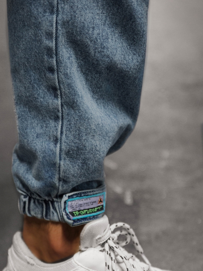 Штани чоловічі джоггери Синi OZONEE O/6207