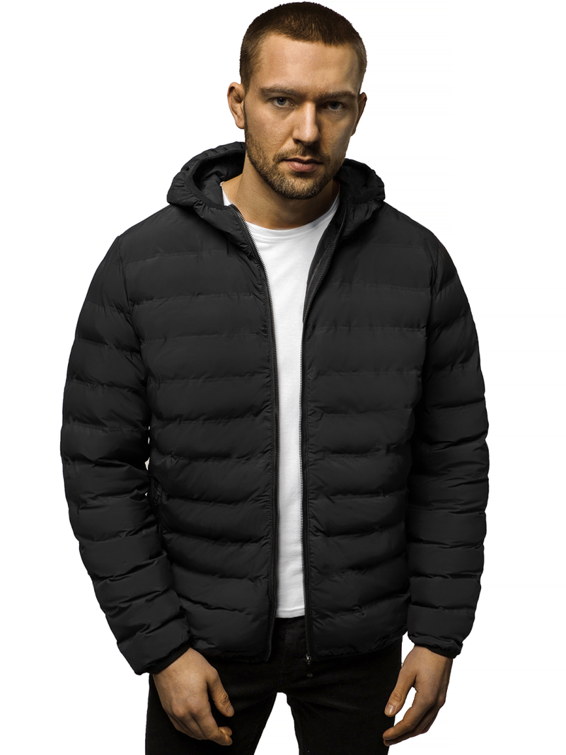 Kurtka męska czarna OZONEE JS/SM67Z