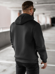 Bluza z kapturem męska czarna OZONEE JS/27B6502/3Z