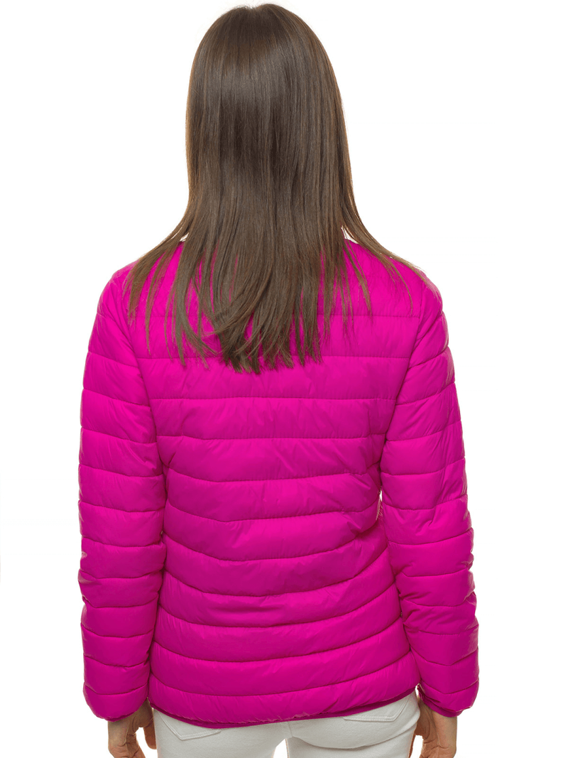 Kurtka przejściowa damska fuksja OZONEE JS/M23037/14