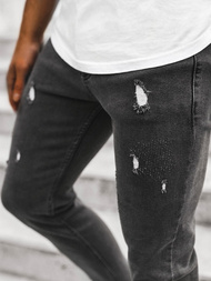 Spodnie jeansowe męskie grafitowe OZONEE DP/589/R3