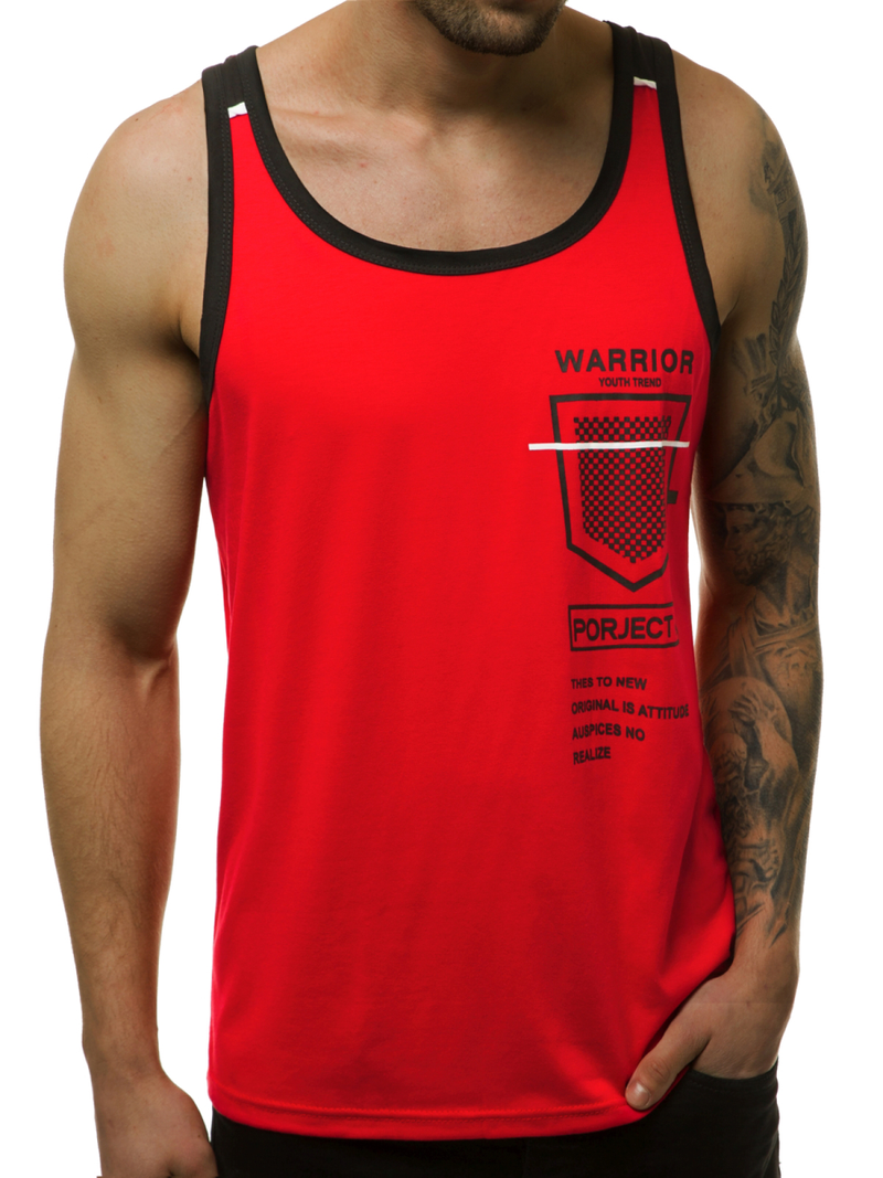 Футболка чоловіча Червона OZONEE JS/SS11076