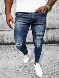 Чоловічі джинси Темно-Cинi OZONEE O/MB462