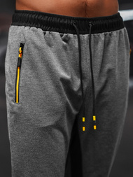 Spodnie dresowe męskie grafitowe OZONEE JS/68K10357Z