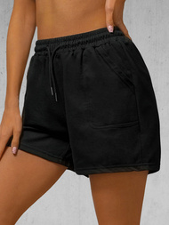 Шорти спортивні жіночі Чорнi OZONEE JS/8K950/3