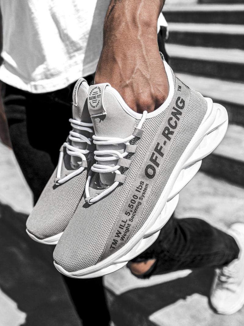 Sneakersy szare OZONEE T/02