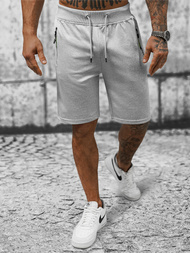 Spodenki dresowe męskie szare OZONEE JS/8K296