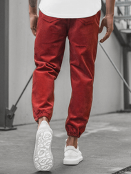  Штани чоловічі вельвет Бордовi OZONEE R/4083