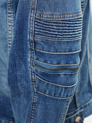 Kurtka męska jeansowa niebieska OZONEE NB/MJ508B