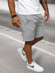 Spodenki dresowe męskie szare OZONEE JS/8K100/2Z