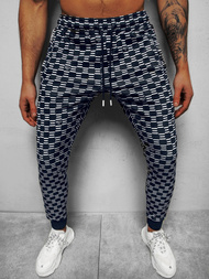 Spodnie dresowe męskie ciemno-granatowe b/2170