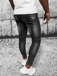 Spodnie jeansowe męskie czarne OZONEE NB/MP0199N