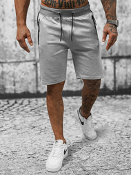 Spodenki dresowe męskie szare OZONEE JS/8K281