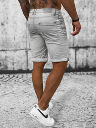 Чоловічі джинсові шорти ciрий OZONEE O/23000