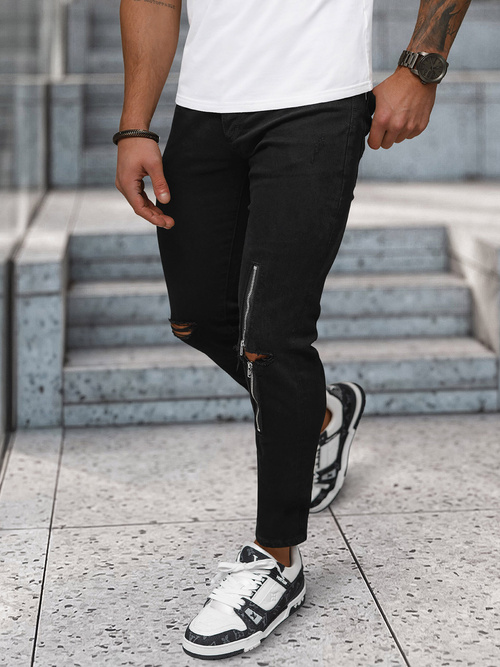 Чоловічі джинси Чорнi OZONEE NB/MP0087N