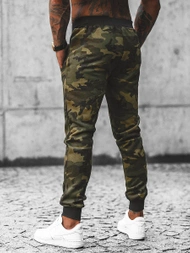 Spodnie dresowe męskie zielone OZONEE JS/KZ15Z