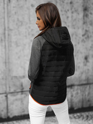 Kurtka damska czarna OZONEE JS/8M913/392