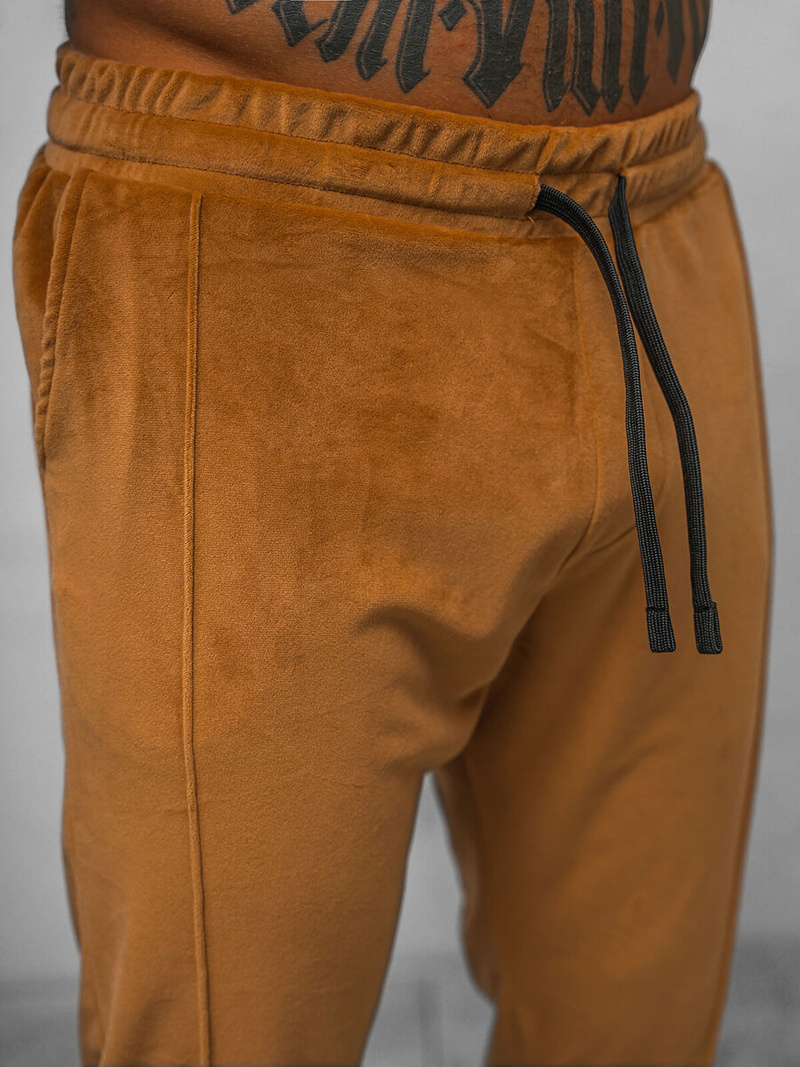 Спортивний костюм чоловічій Гiрчичний OZONEE O/12135Z