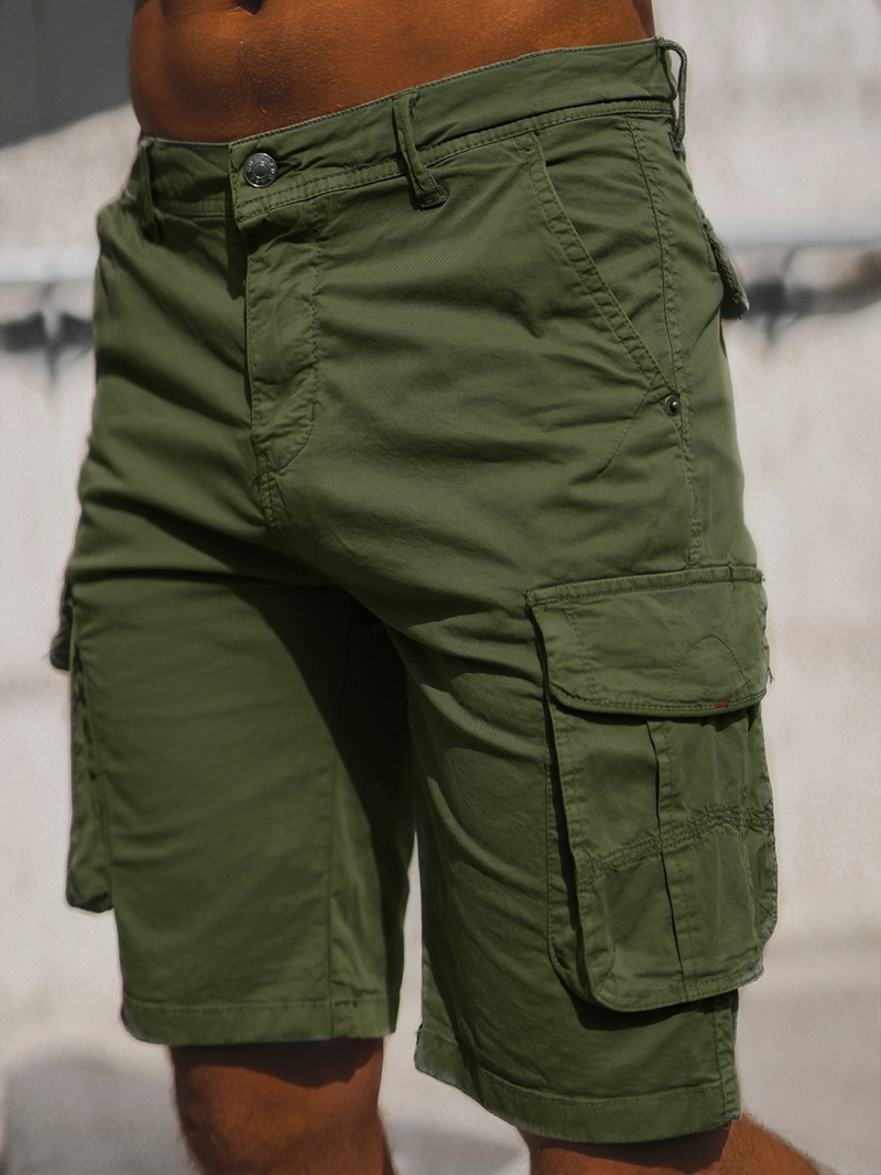 Spodenki męskie chino zielone OZONEE T/XX160086/3