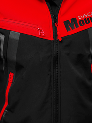 Куртка softshell чоловіча Чорно-Червона OZONEE JS/HH021/1CZ
